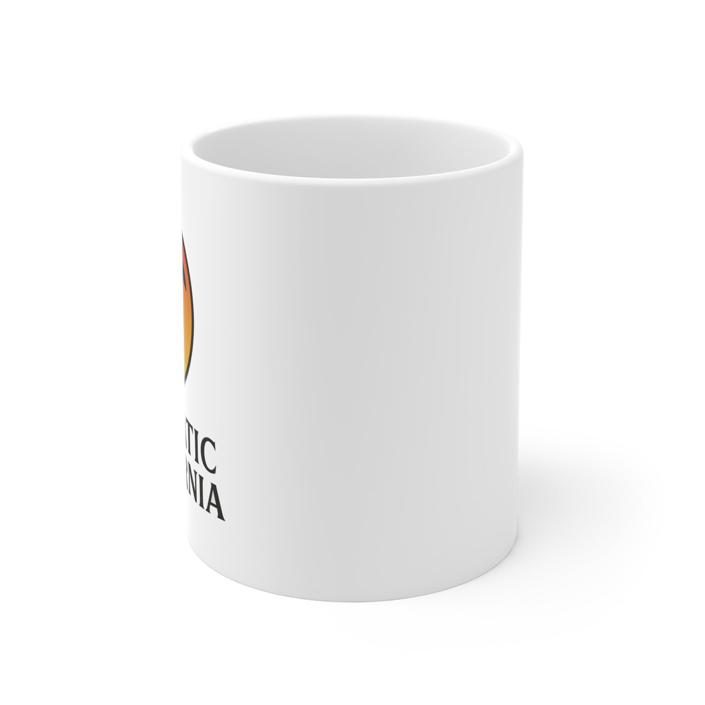 Cinematic California Logo Mug – The Official Palm Sunset Emblem